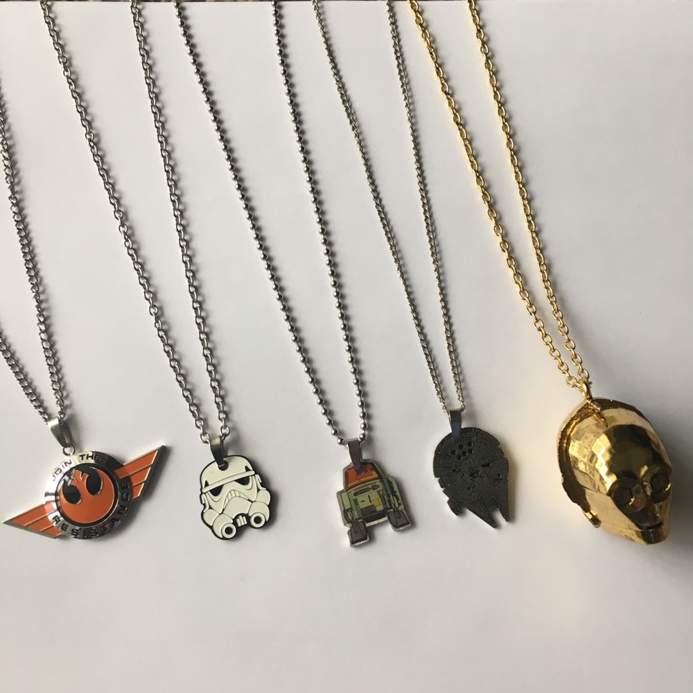 Lot of Star Wars Necklaces